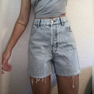 PacSun Light Blue High-Waisted Jean Shorts